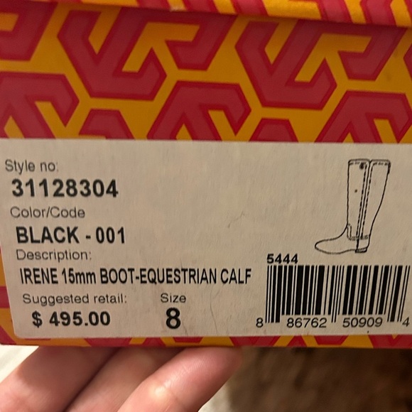 Tory Burch Irene tall leather boot size:8 - Picture 9 of 9